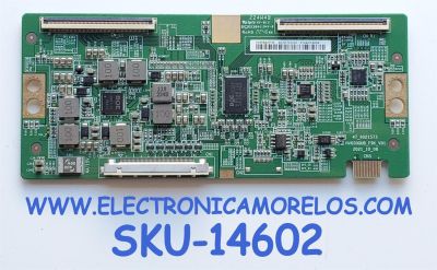 T-CON PARA TV SONY / NUMERO DE PARTE 44-9772121O / 47_6021573 / 44-97721210 / HV650QUB_F9K_V01 / PANEL YSCM065CCO11 / DISPLAY HV650QUB-F9K / MODELO KD-65X80CK / KD65X80CK	